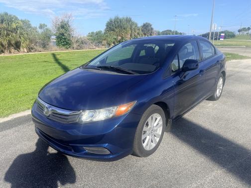 Blue 2012 Honda Civic EX-L