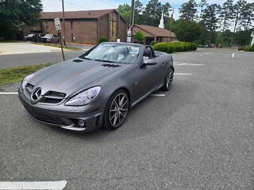 Gray 2008 Mercedes-Benz SLK-Class SLK55 AMG Roadster