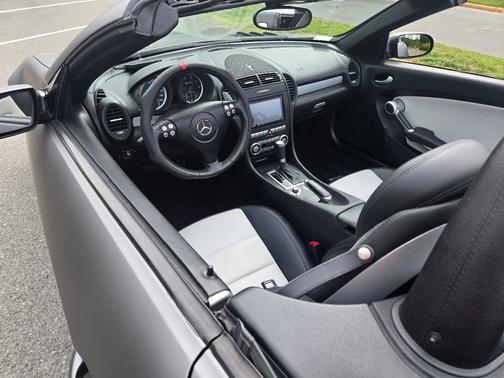 Gray 2008 Mercedes-Benz SLK-Class SLK55 AMG Roadster