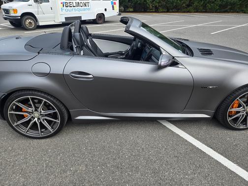 Gray 2008 Mercedes-Benz SLK-Class SLK55 AMG Roadster