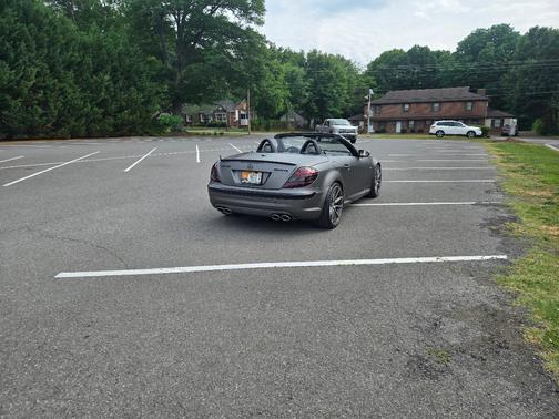 Gray 2008 Mercedes-Benz SLK-Class SLK55 AMG Roadster