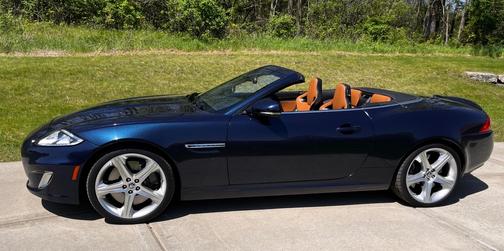 Blue 2013 Jaguar XK R