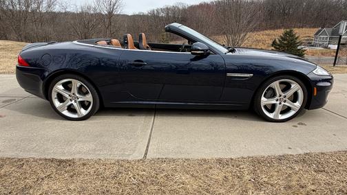 Blue 2013 Jaguar XK R