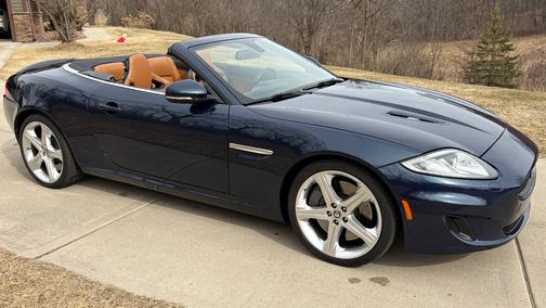 Blue 2013 Jaguar XK R