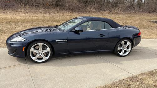 Blue 2013 Jaguar XK R