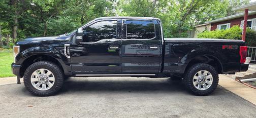 Black 2021 Ford F-250 Platinum