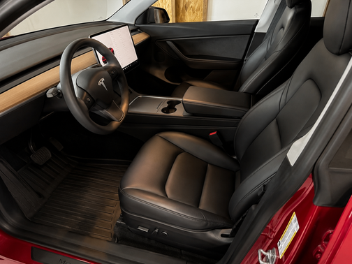 Red 2022 Tesla Model Y Long Range