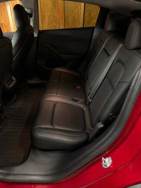Red 2022 Tesla Model Y Long Range