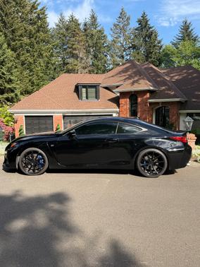 Black 2015 Lexus RC F Base