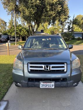 Blue 2007 Honda Pilot EX-L