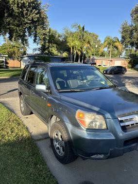 Blue 2007 Honda Pilot EX-L