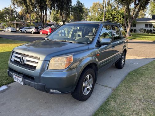 Blue 2007 Honda Pilot EX-L
