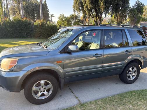 Blue 2007 Honda Pilot EX-L