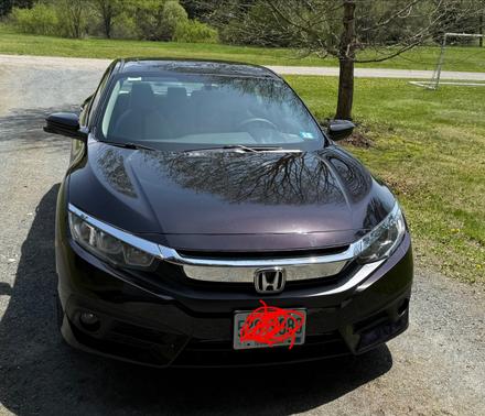 Black 2016 Honda Civic EX-T