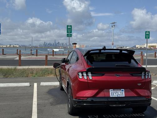 Red 2021 Ford Mustang Mach-E California Route 1