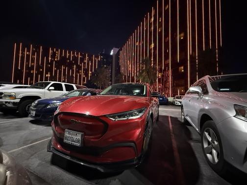 Red 2021 Ford Mustang Mach-E California Route 1