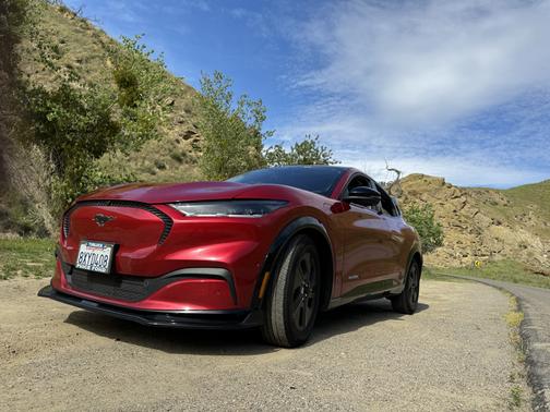 Red 2021 Ford Mustang Mach-E California Route 1