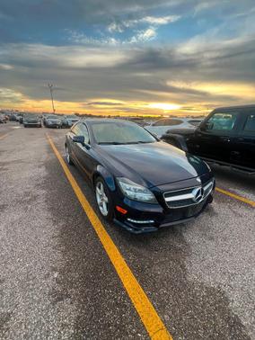 Blue 2014 Mercedes-Benz CLS-Class CLS 550