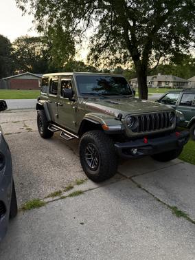 Green 2025 Jeep Wrangler Rubicon X