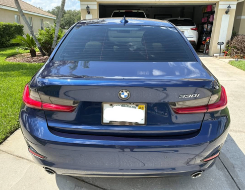 Blue 2020 BMW 330 i