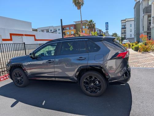 Gray 2025 Toyota RAV4 Hybrid XSE