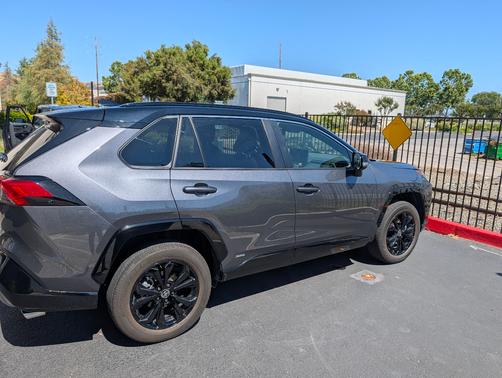 Gray 2025 Toyota RAV4 Hybrid XSE