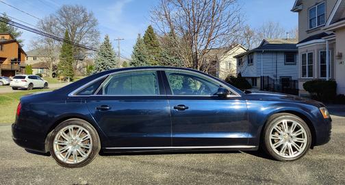 Blue 2013 Audi A8 L 3.0T