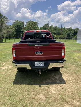 Red 2017 Ford F-250 Lariat