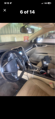 Red 2013 Ford Fusion SE