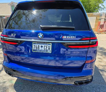 Blue 2023 BMW X7 M60i