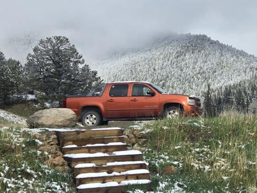 Orange 2007 Chevrolet Avalanche 1500 LT