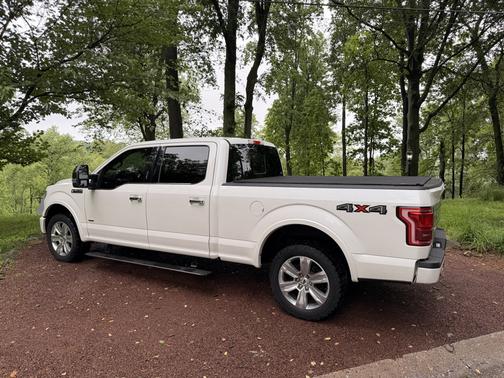 White 2017 Ford F-150 Platinum