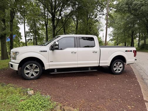 White 2017 Ford F-150 Platinum
