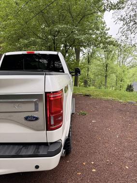 White 2017 Ford F-150 Platinum