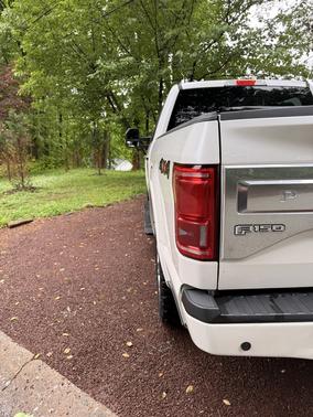 White 2017 Ford F-150 Platinum