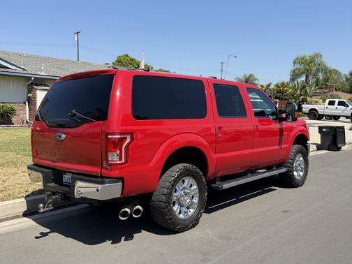 Red 2013 Ford F-250 XLT