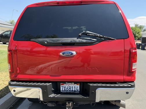Red 2013 Ford F-250 XLT