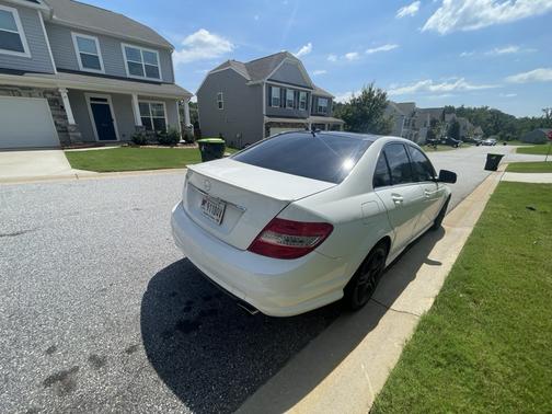 White 2009 Mercedes-Benz C-Class C 350 Sport