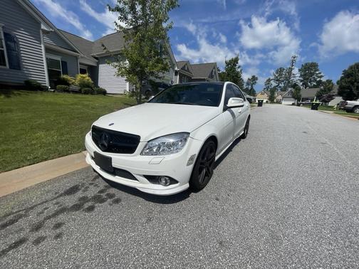 White 2009 Mercedes-Benz C-Class C 350 Sport