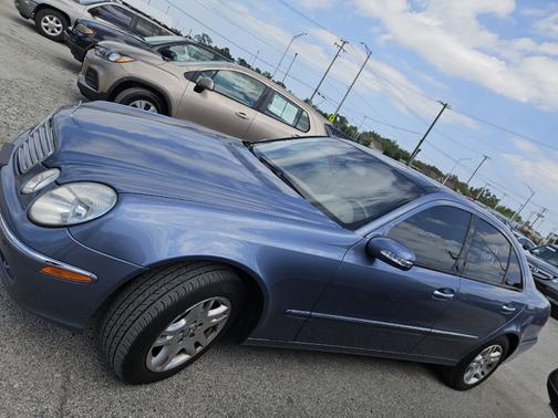 Blue 2004 Mercedes-Benz E-Class E320 4MATIC