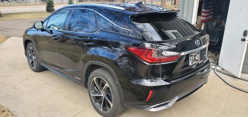 Black 2018 Lexus RX 450h F Sport