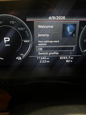 White 2019 Audi e-tron Prestige