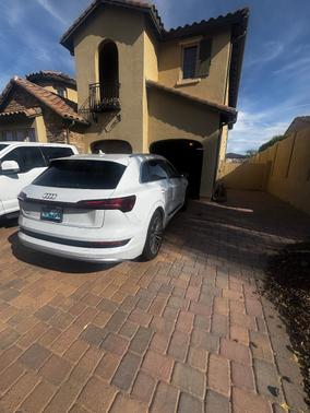 White 2019 Audi e-tron Prestige