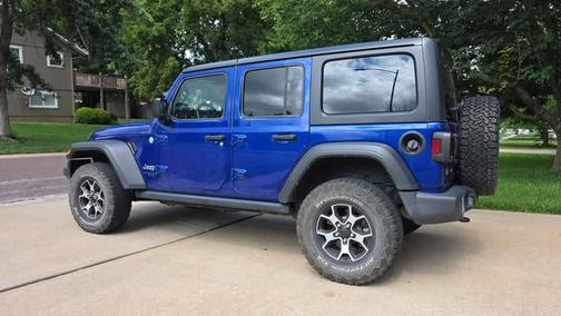 Blue 2020 Jeep Wrangler Unlimited Sport