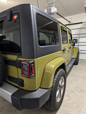 Green 2013 Jeep Wrangler Unlimited Sahara
