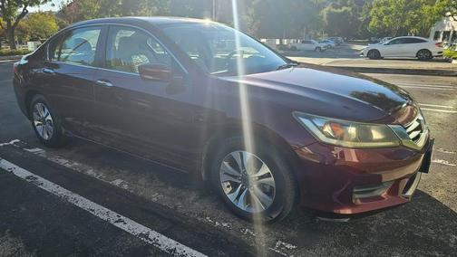 Red 2013 Honda Accord LX