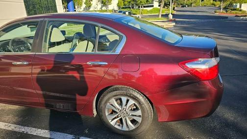Red 2013 Honda Accord LX