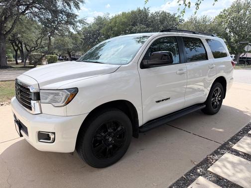 White 2021 Toyota Sequoia TRD Sport