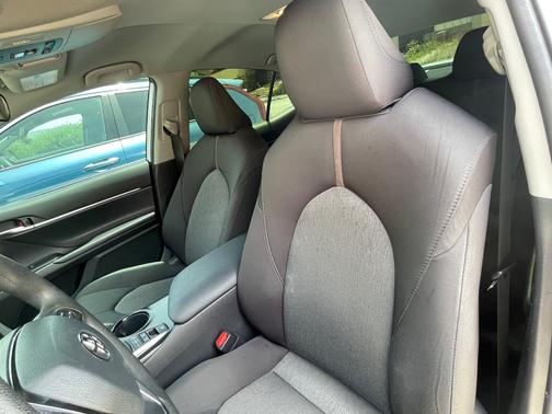 White 2020 Toyota Camry Hybrid LE