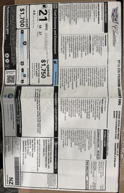 White 2018 Cadillac CT6 3.6L Premium Luxury